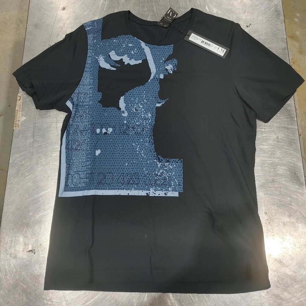 Brand New Cold Method Basic Crew Reworked Face Print Cotton Jersey Black XXL